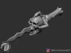 Warlock Buttering Knife From World Of Warcraft- Fan Art 3D print model