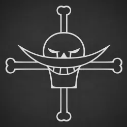 WhiteBeard Skull - Logo