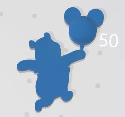 winnie the pooh ball mickey 2d