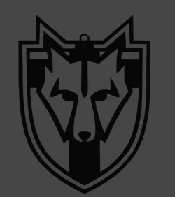 WOLF WOLF SKYRIM ICON NECKLACE, KEYCHAIN, PICTURE