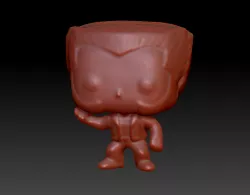 Wolverine 3d model funko style