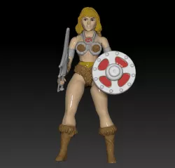 Xe-Girl Motu stile action figure