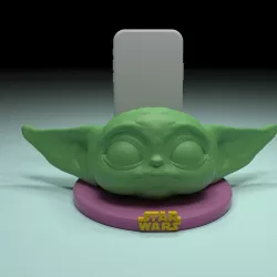 Yoda baby mobile holder