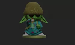 Yoda -Hip -Hop- Graffiti Writer