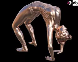 Yoga pose - Wheel (Urdhva Dhanurasana)
