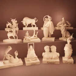 Zodiac figurines