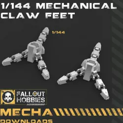 1/144 Mecha Claw Feet Conversion