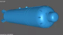 1-32 Scaled CBU-87 CBU-89 Cluster Bomb model