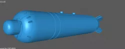 1-72 Scaled CBU-87 CBU-89 Cluster Bomb model