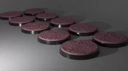 10x 40mm base with stoney ground