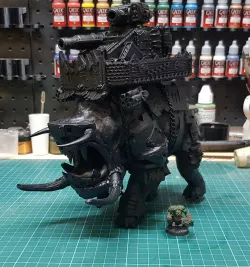 1st GARGANTUAN BIG MOUTHED BEAST WITH TUSKS!