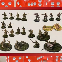 28mm IJA Paratrooper Reinforced Platoon Bundle 3D print model