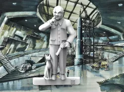 28mm Miniature Dr Evil - Austin Powers Wargaming Figure