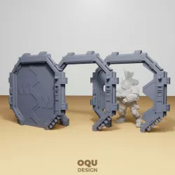 28mm sci-fi door