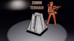 28MM TERRAIN SCIFI ANTITANK