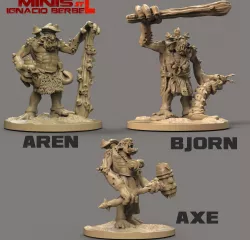 3 GIANT TROLLS IN STL "OFFER".