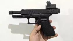 3D PRINTED SLIDE FOR KSC GLOCK 17 “GHOST”
