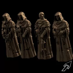 4 statues of Warhammer - 40K