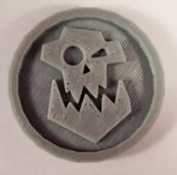 40mm X 4mm Token - Marker of Orc 40K Bits