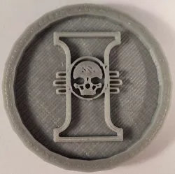 40mm X 4mm Token - Marker of The Inquisition 40K Bits