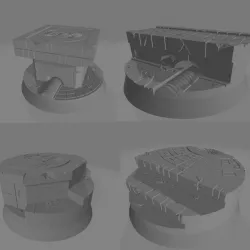 5 40mm Hero Bases