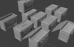 [.50 caliber ammo boxes for Jeep, Sherman or other US/UK tanks.