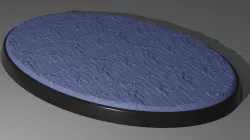 5x 105mm x 70mm  oval bases with pavement ground
