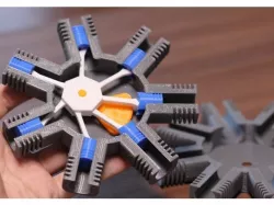 7 Cylinder Radial Engine Model