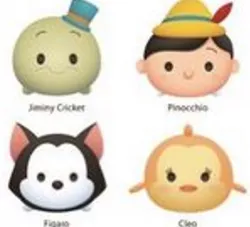 8 cookie cutter tsum tsum pinocchio cleo figaro alice jimminy cricket cheshire oyster rabbit
