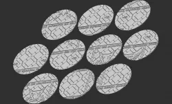 80mm Round Base Tops - Imperial Palace