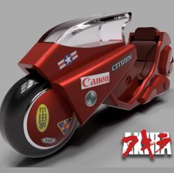 akira motorcycle slide gif 3d models 【 STLFinder