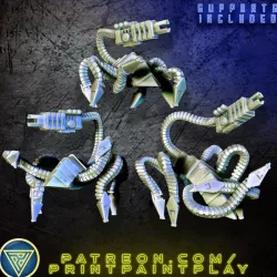 Alien Combat Drones Set