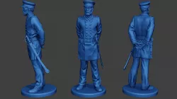 American Naval Officer Stand2 Civil War Union ACWUS1