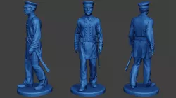 American Naval Officer Walk Civil War Union ACWUS1