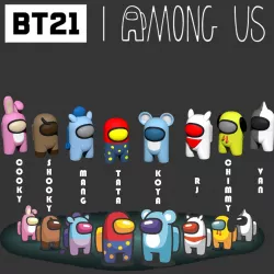 AMONG US BT21 PACK
