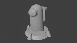 AMONG US GHOST STL FILE FOR PRINTING