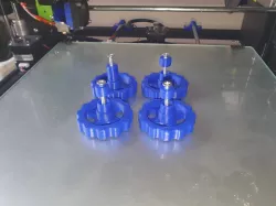 anet a8 plus bed leveling kit, 3d printer bed leveling knobs, 3d printer bed spring guides