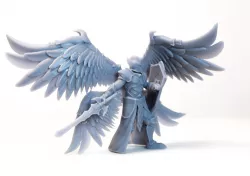 Angelic Guard - DnD Character - 2 Poses