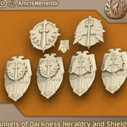 Angels of Darkness Legion Heraldry and Storm Shields