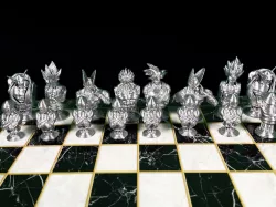 Anime Characters Chess Set | Dragon Ballz Versus My Hero Academia Chess