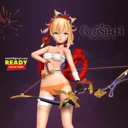Archer Yoimiya - Genshin Impact Fanart