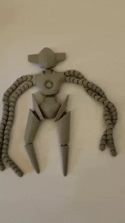 Articulated Alien Tentacle Monster