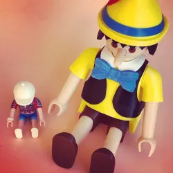 ARTICULATED PINOCCHIO FIGURE INSPIRED BY PLAYMOBIL FIGURES