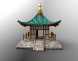 Asian style hut