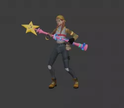 AURA FORTNITE + STAR AXE WAND BLENDER