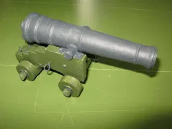 Austrian iron naval cannon 9pdr M1805 1/12