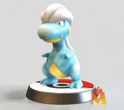 Bagon- FAN ART - POKÉMON FIGURINE - POKÉMON UNITE