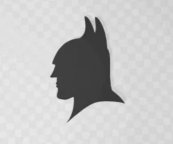 Batman Head Silhouette