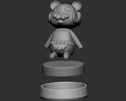 Beardo Figurine from Animal Crossing