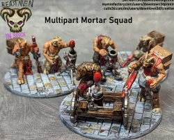 Beastmen in Space! Multipart Mortar Squad